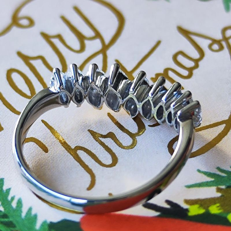 MIKIMOTO ミキモト 天然ダイヤモンド ヴィンテージリング