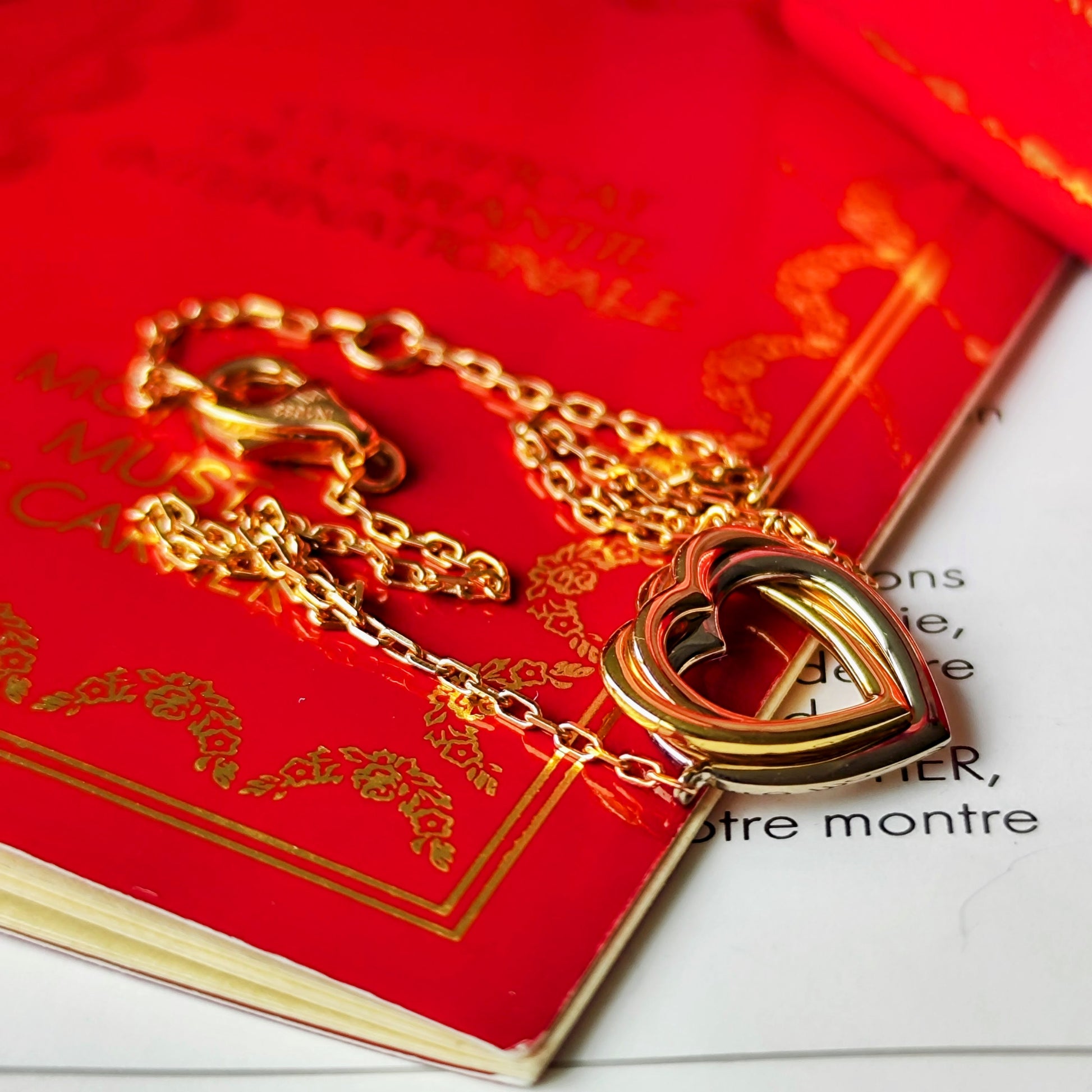 Cartier カルティエ トリニティハートブレスレット