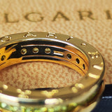 BVLGARI ブルガリ B-ZERO1 ビーゼロワン ペリドット 18金YG 10号
