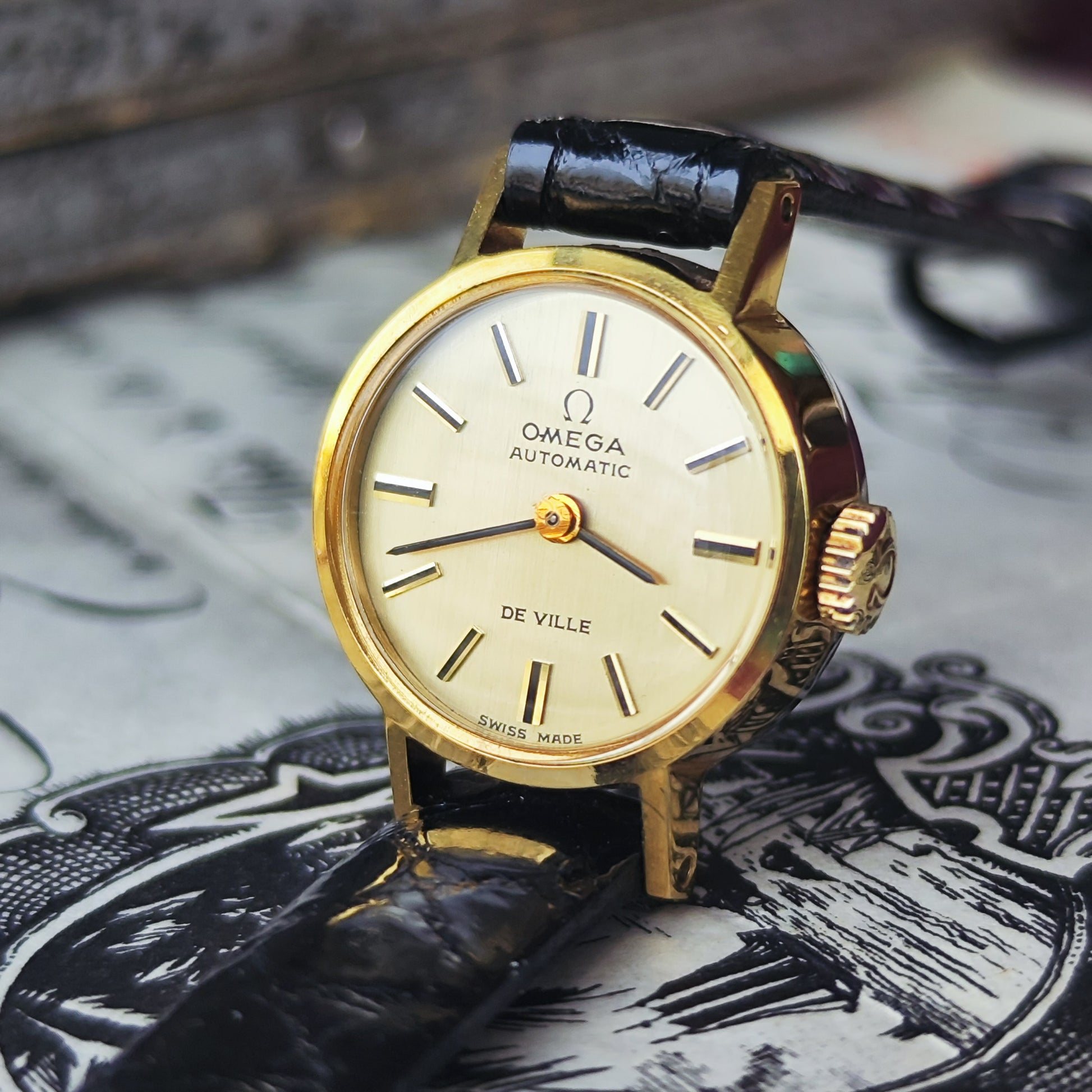 【OH済み】OMEGA オメガ DE VILLE 
デビル 自動巻き腕時計