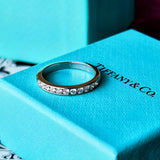 TIFFANY &Co ティファニー ダイヤモンド ハーフエタニィリング プラチナ