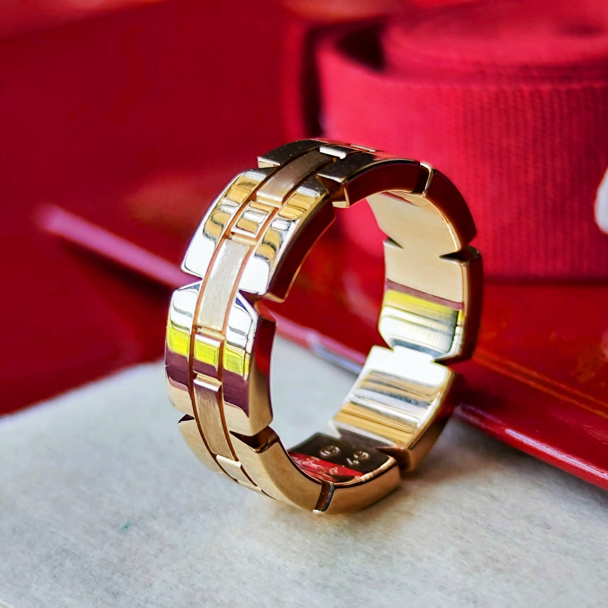 Cartier カルティエ タンクフランセーズ K18PG 49