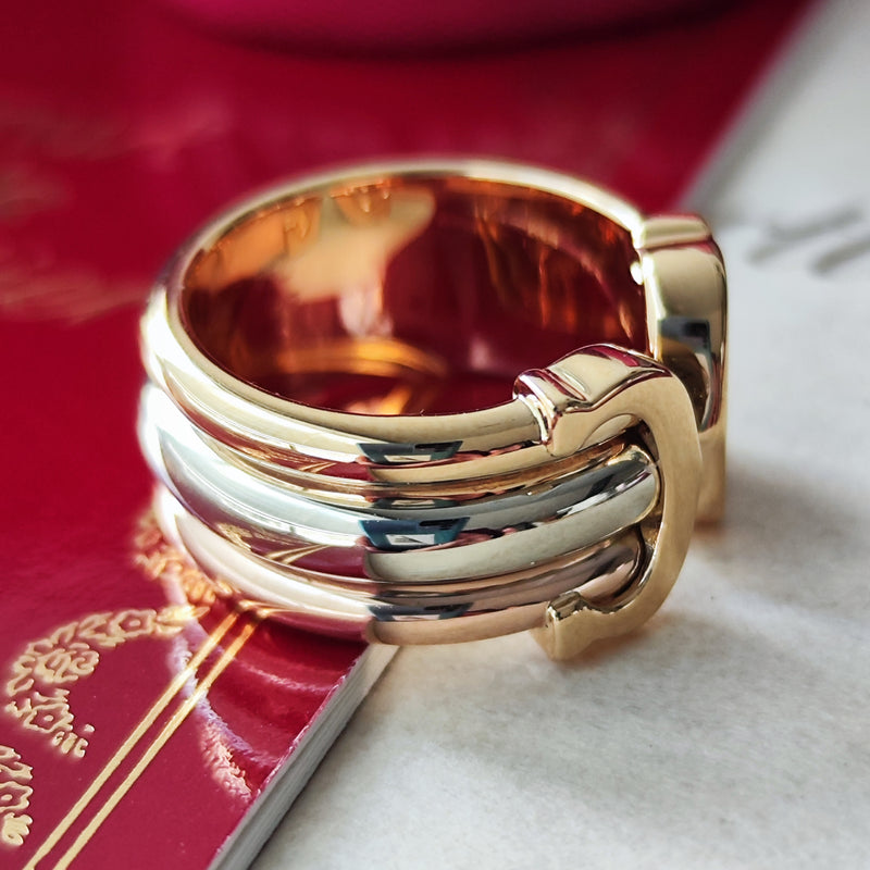 Cartier カルティエ 2C（デューブル・シー）18金 7号