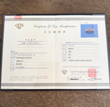 天然アレキサンドライト ダイヤカット ハーフエタニティリング 18金PG