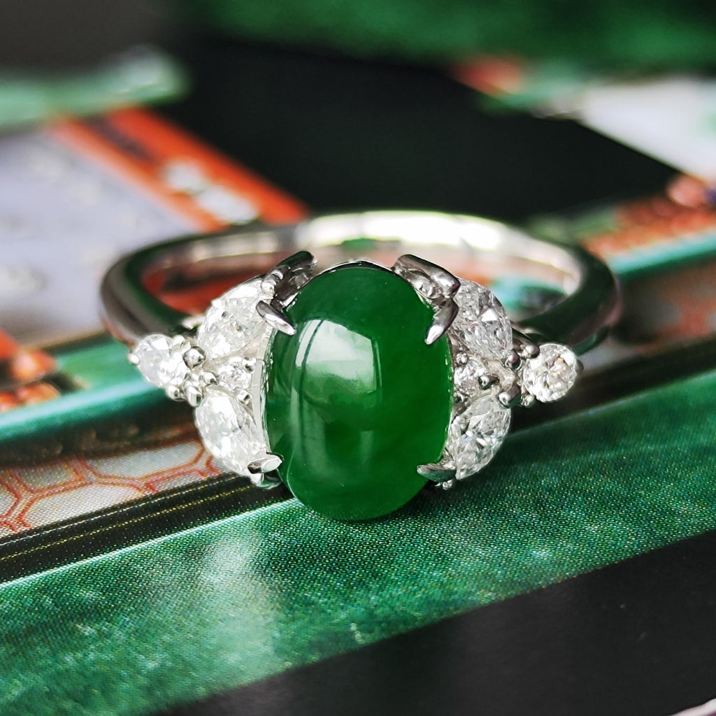 天然翡翠 天然ダイヤモンド