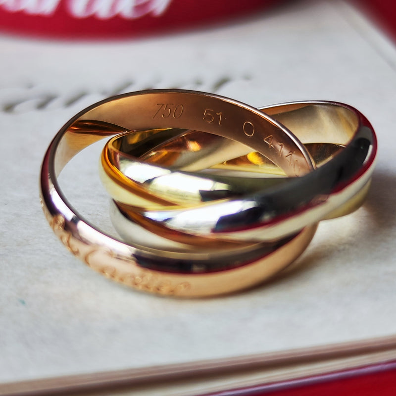 Cartier カルティエ トリニティ 51 スリーカラー リング