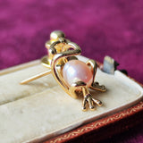 MIKIMOTO ミキモト カエルモチーフ ピンブローチ