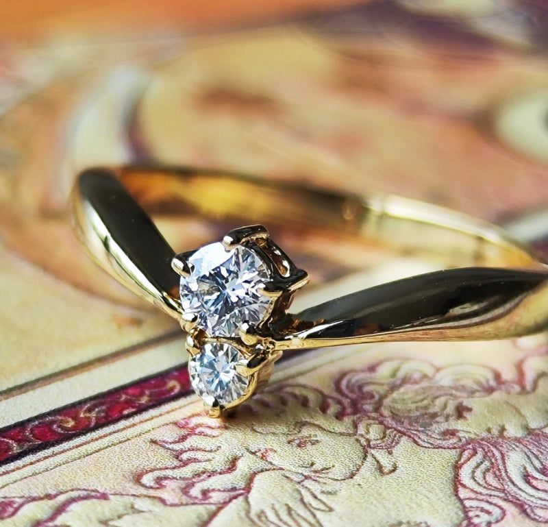 MIKIMOTO ミキモト 天然ダイヤモンド リング