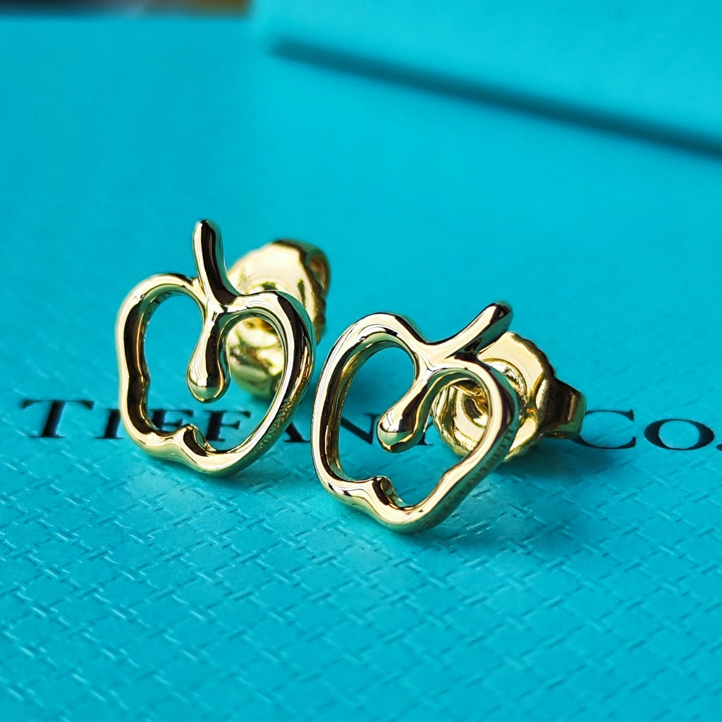 TIFFANY &Co ティファニー アップル ピアス 18金YG