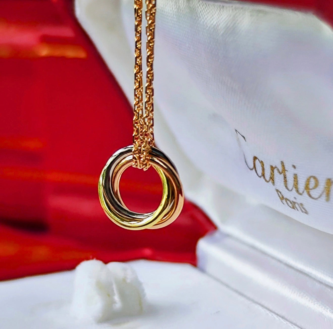 Cartier カルティエ トリニティ ミニモデル ネックレス