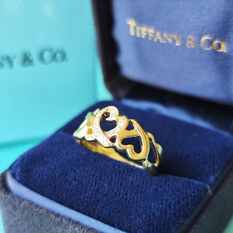 Tiffany トリプルラビングハートリング 楽天市場】ティファニー トリプル ラビングハート リング・指輪