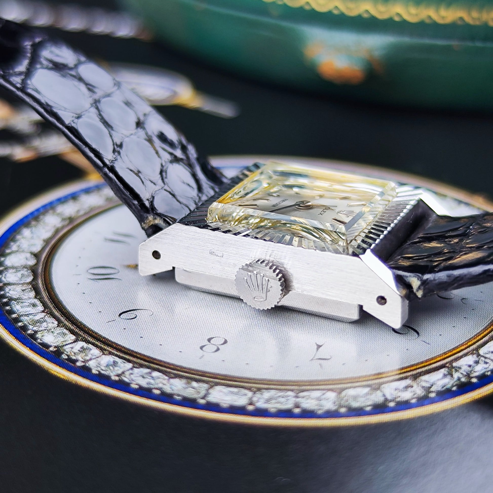 【OH済み】ROLEX ロレックス PRECISION プレシジョン シグマ文字盤 金無垢 手巻き腕時計