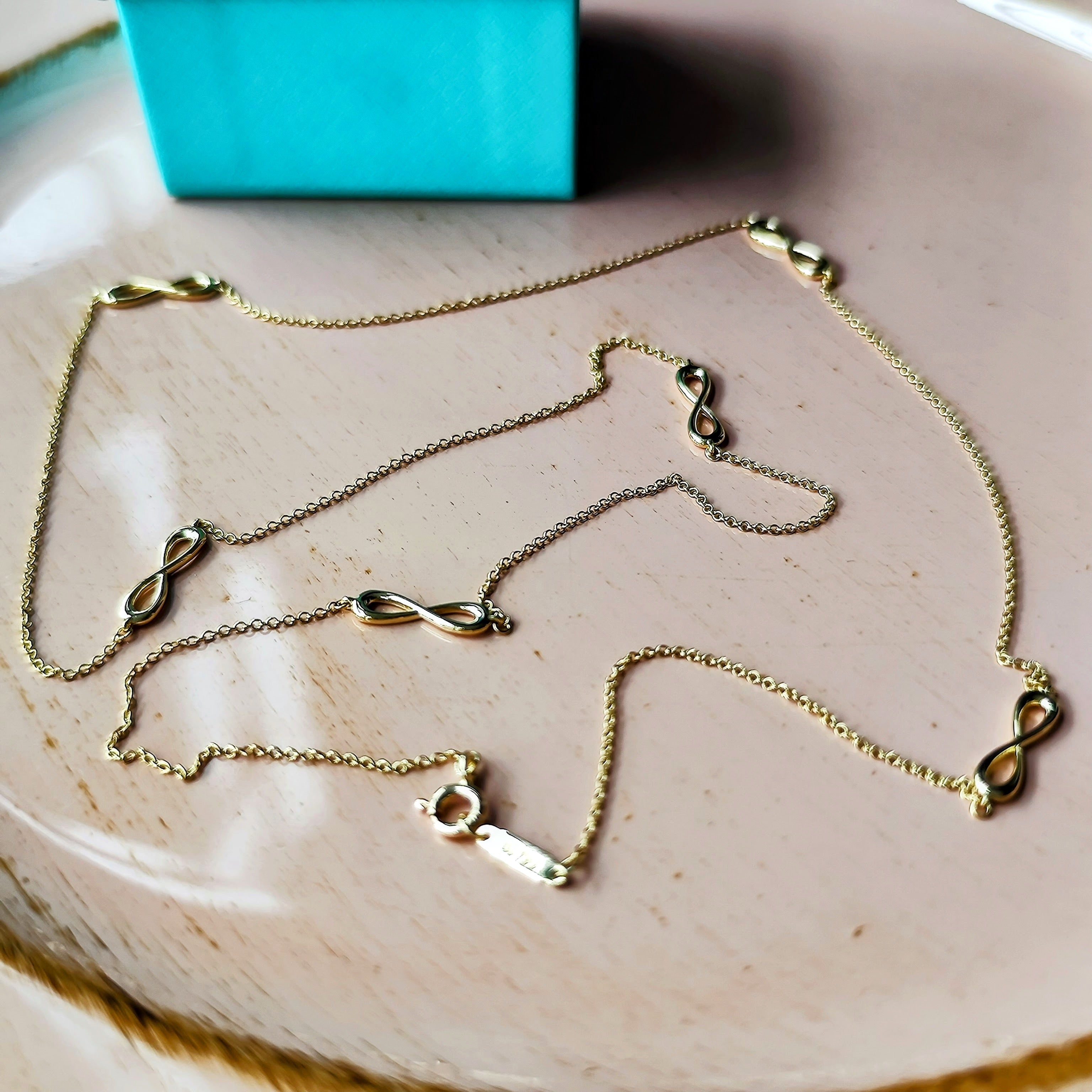 TIFFANY＆Co. ティファニー インフィニティ エンドレス ネックレス 18