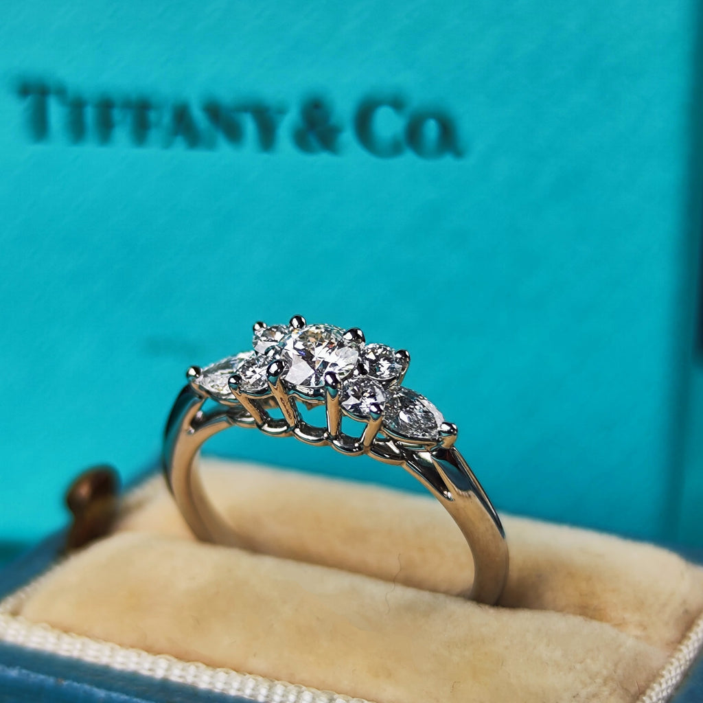 【オールドティファニー】TIFFANY &Co セブンストーンリング