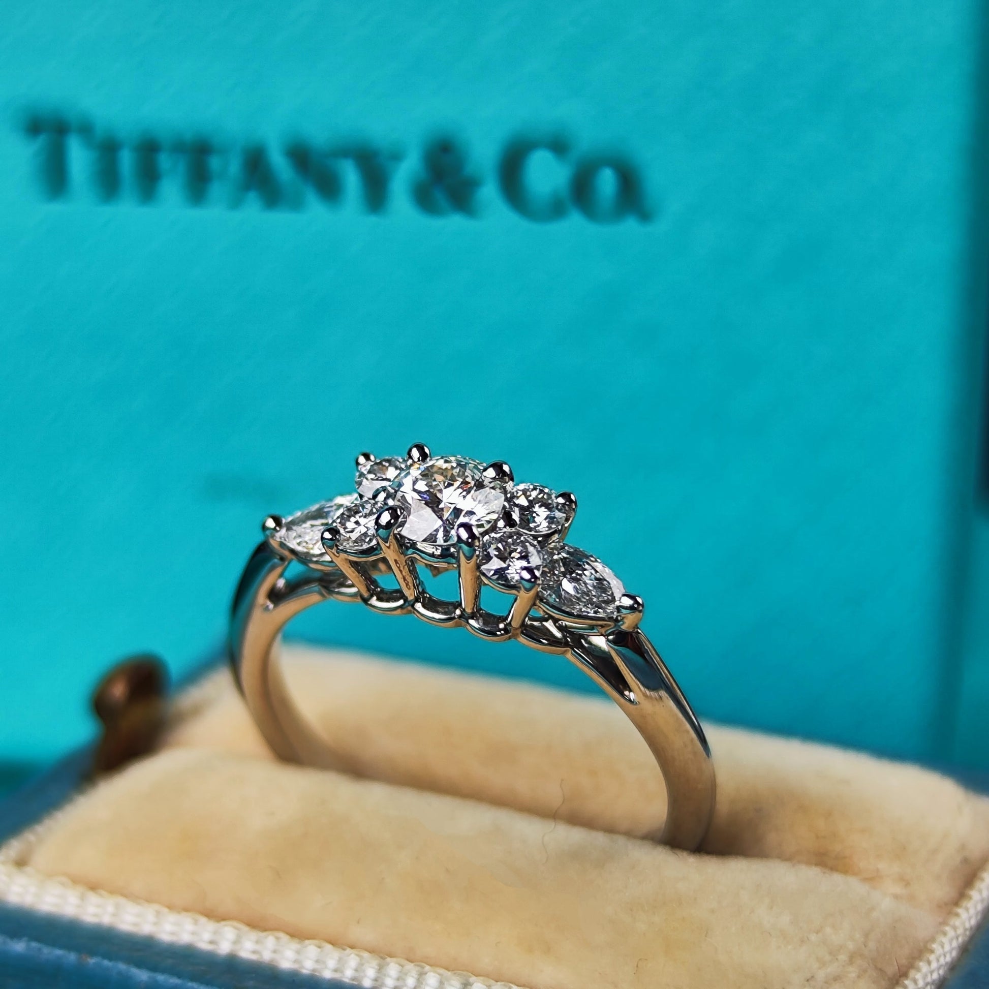 【オールドティファニー】TIFFANY &Co セブンストーンリング