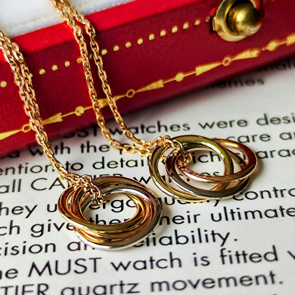 Cartier カルティエ スィートトリニティピアス ダイヤモンド 18金