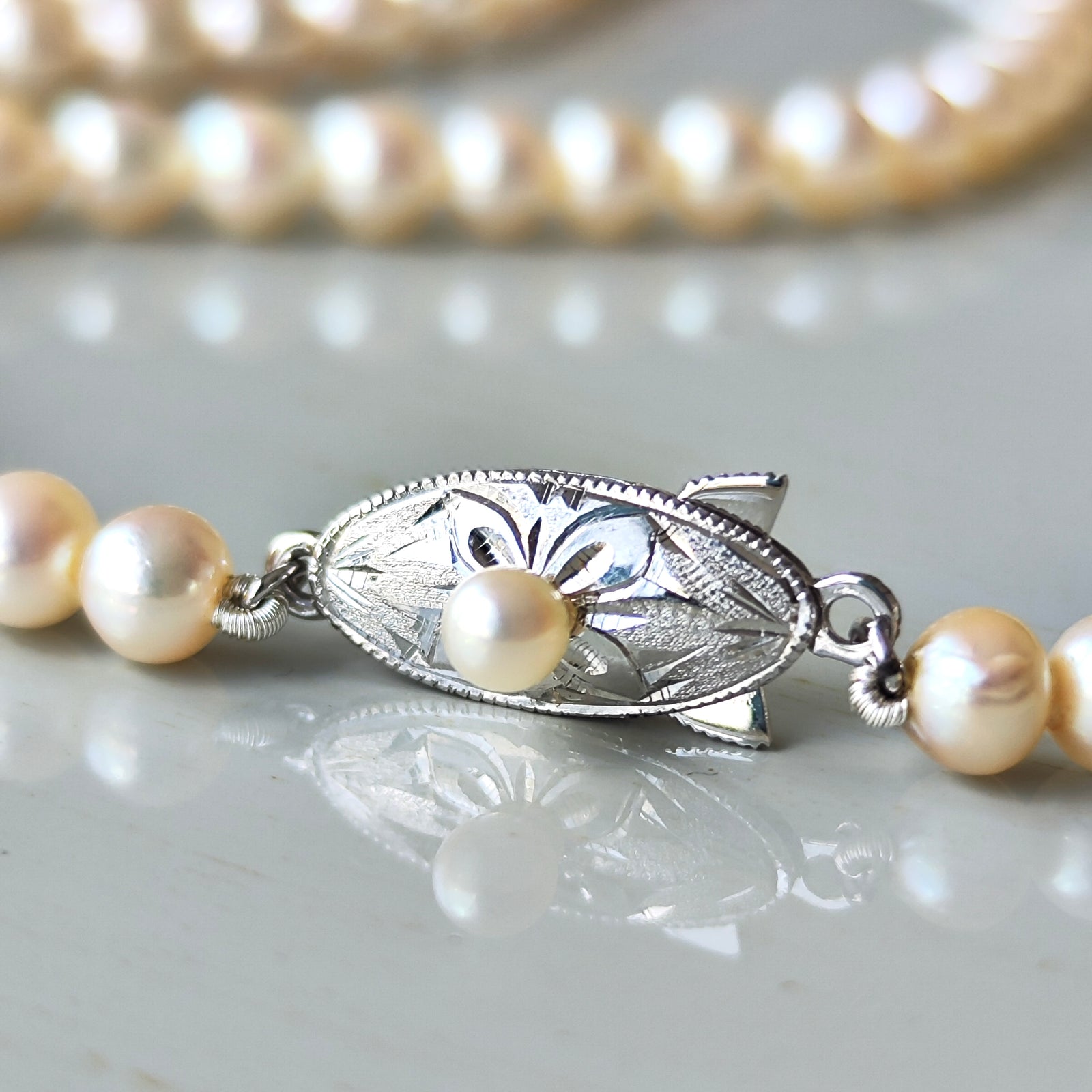 超希少アコヤ真珠ベビーパールロングネックレス