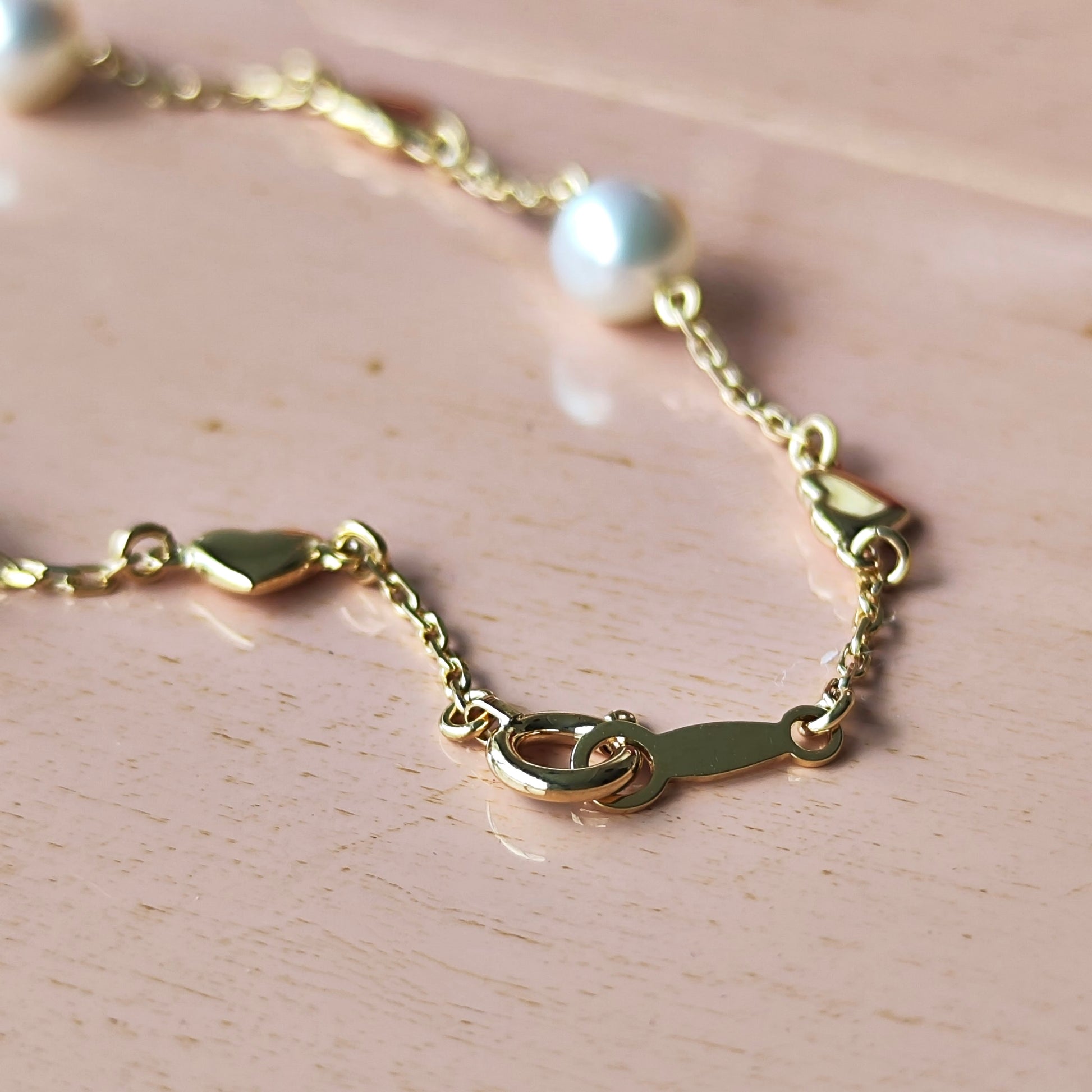 MIKIMOTO ミキモト あこやベビーパール ハートモチーフ ブレスレット