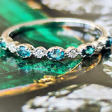 【初期の頃のルース】天然グランディディエライト 天然ダイヤモンド プラチナリング