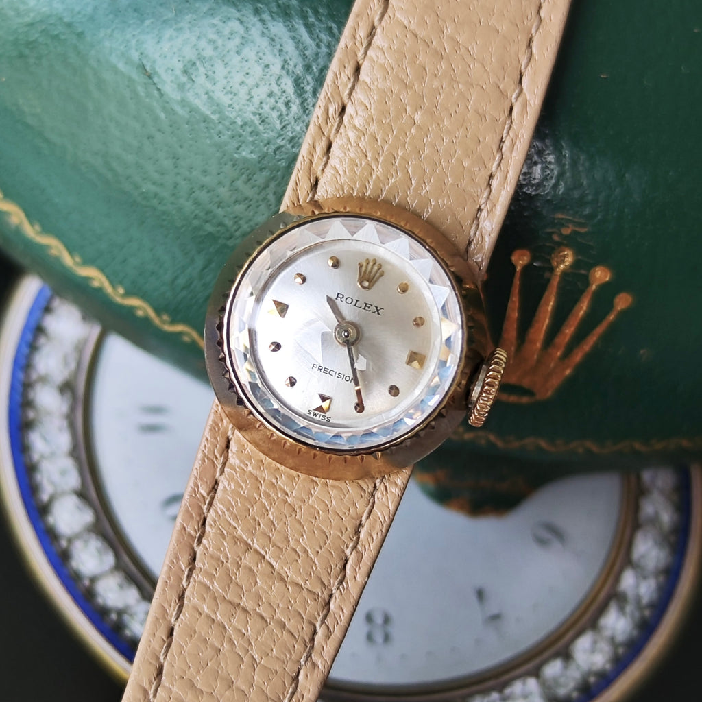 【ROLEX CHAMELEON】ロレックス カメレオン 18金無垢 手巻き腕時計 OH済み