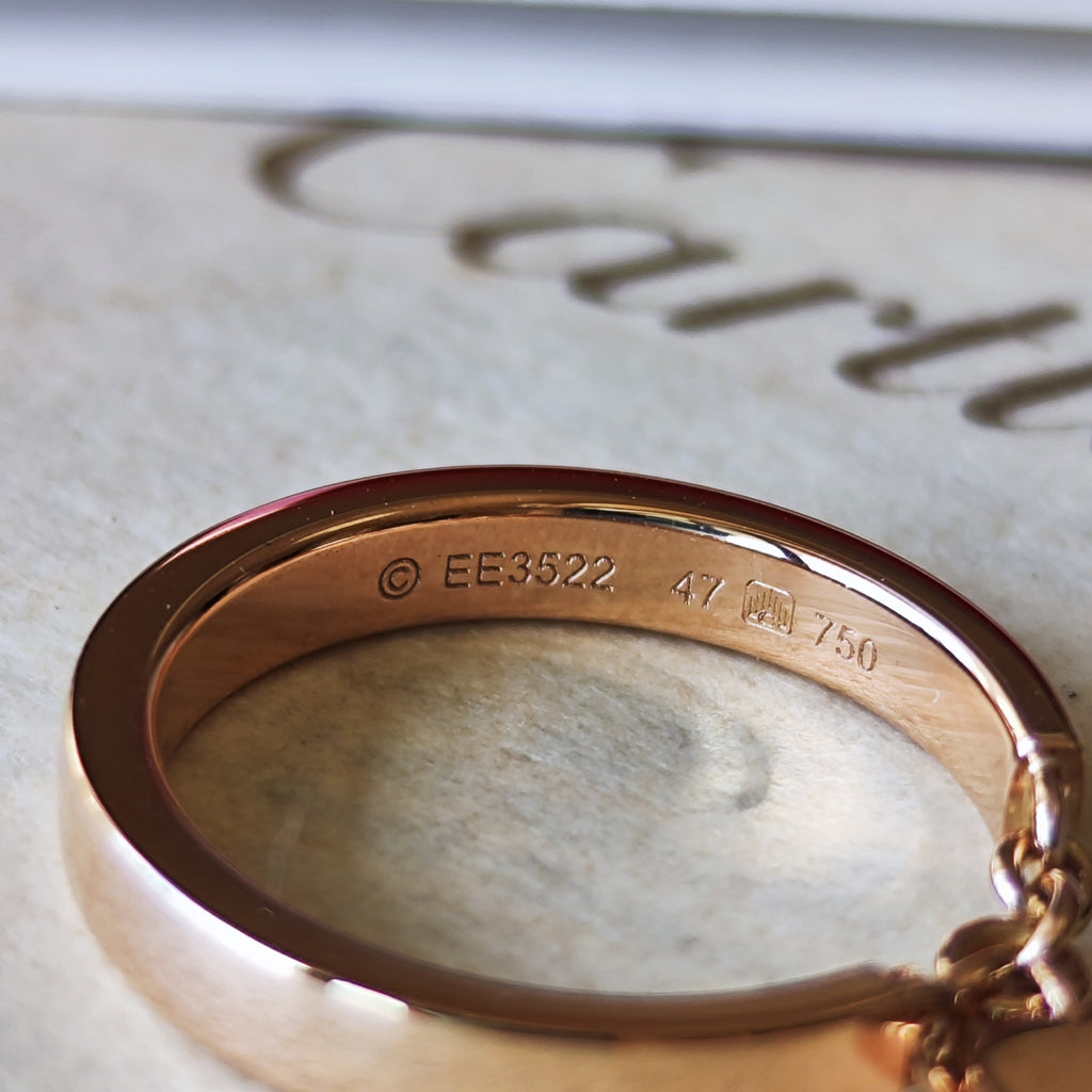 【Cartier 廃盤】カルティエ モナムール ハートチャーム 18金PG 47