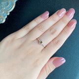 【カラーダイヤ】FANCY DARK BROWN GREENISH YELLOW  リング
