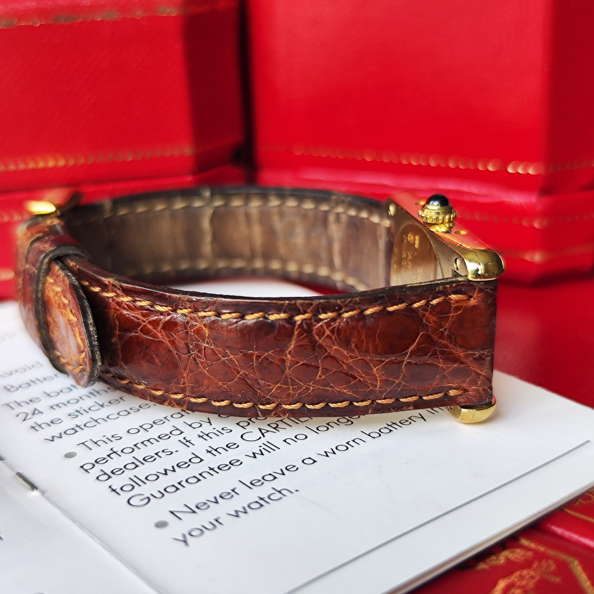 Cartier カルティエ マストタンク クォーツ 腕時計