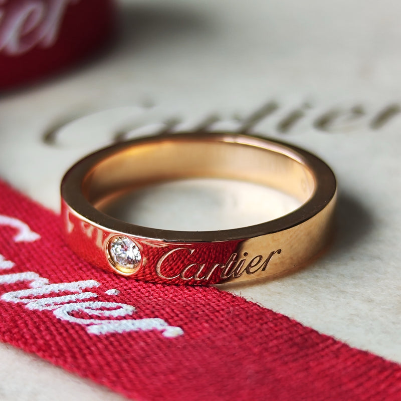 Cartier（カルティエ）Cドゥカルティエリング】磨きから戻ってき