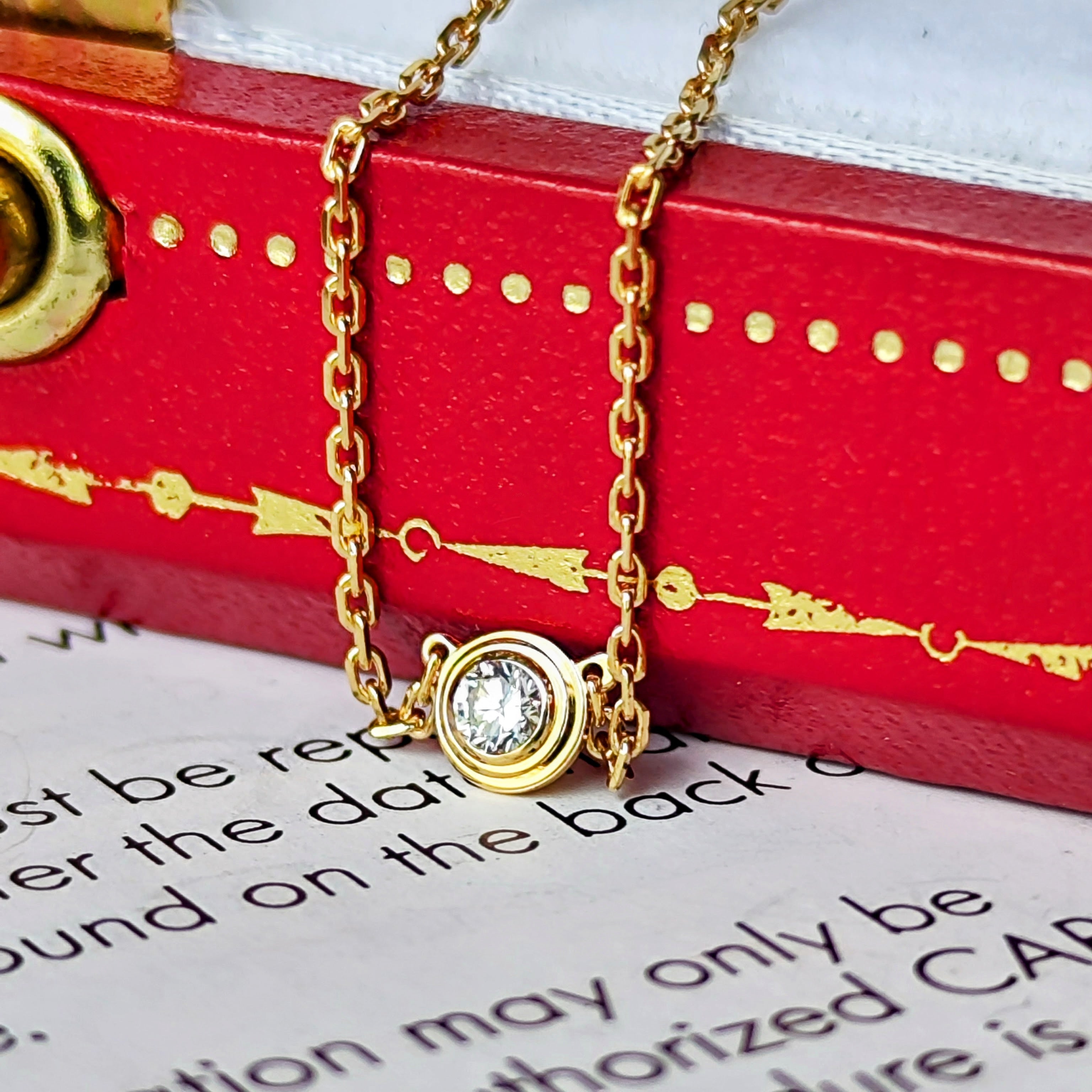Cartier カルティエ ダムール XS ネックレス 18金YG – Mico宝飾店