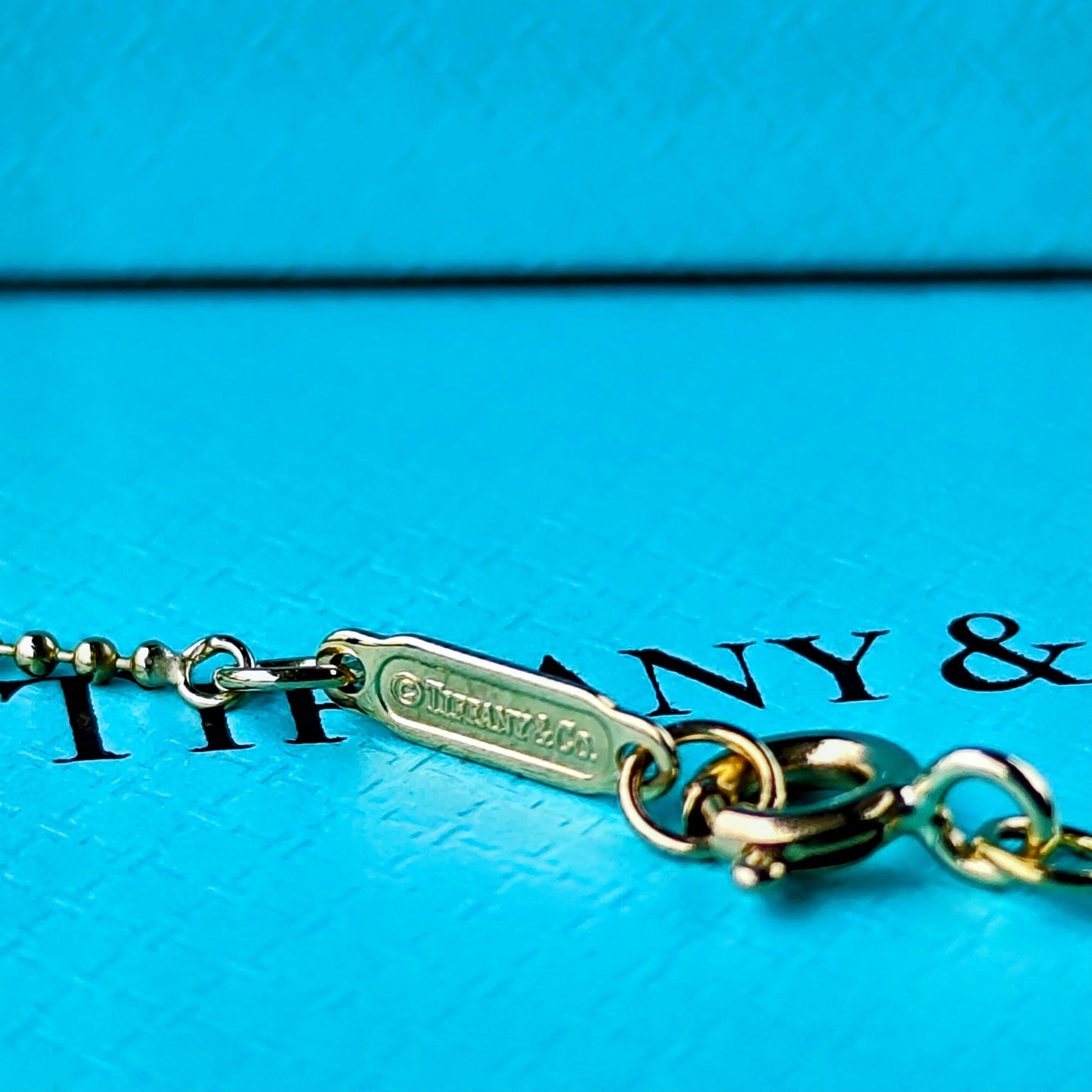 TIFFANY &Co ティファニー オーバルキーネックレス 18金YG