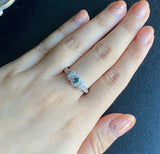 天然アレキサンドライト 天然ダイヤモンド プラチナリング