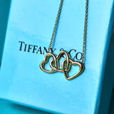 TIFFANY &Co ティファニー トリプルハートネックレス 18金YG