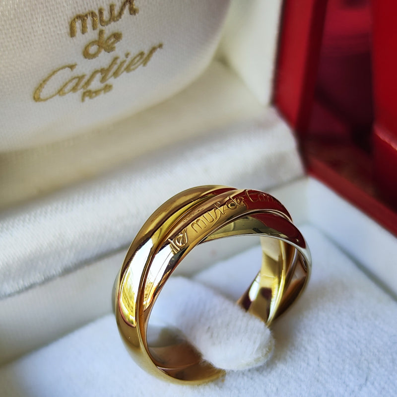 Cartier カルティエ トリニティ 18金 12号