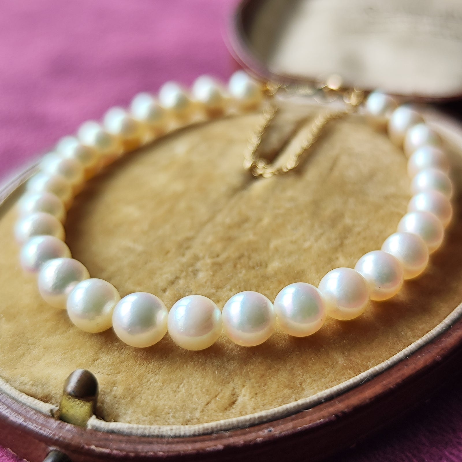 [極美品] MIKIMOTO アコヤ真珠　ミキモト　sv925 ブレスレット MIKIMOTO ミキモト あこや真珠 天然エメラルド ブレスレット