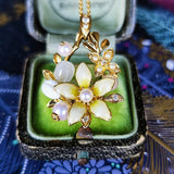 MIKIMOTO ミキモト エナメル 真珠 ネックレス