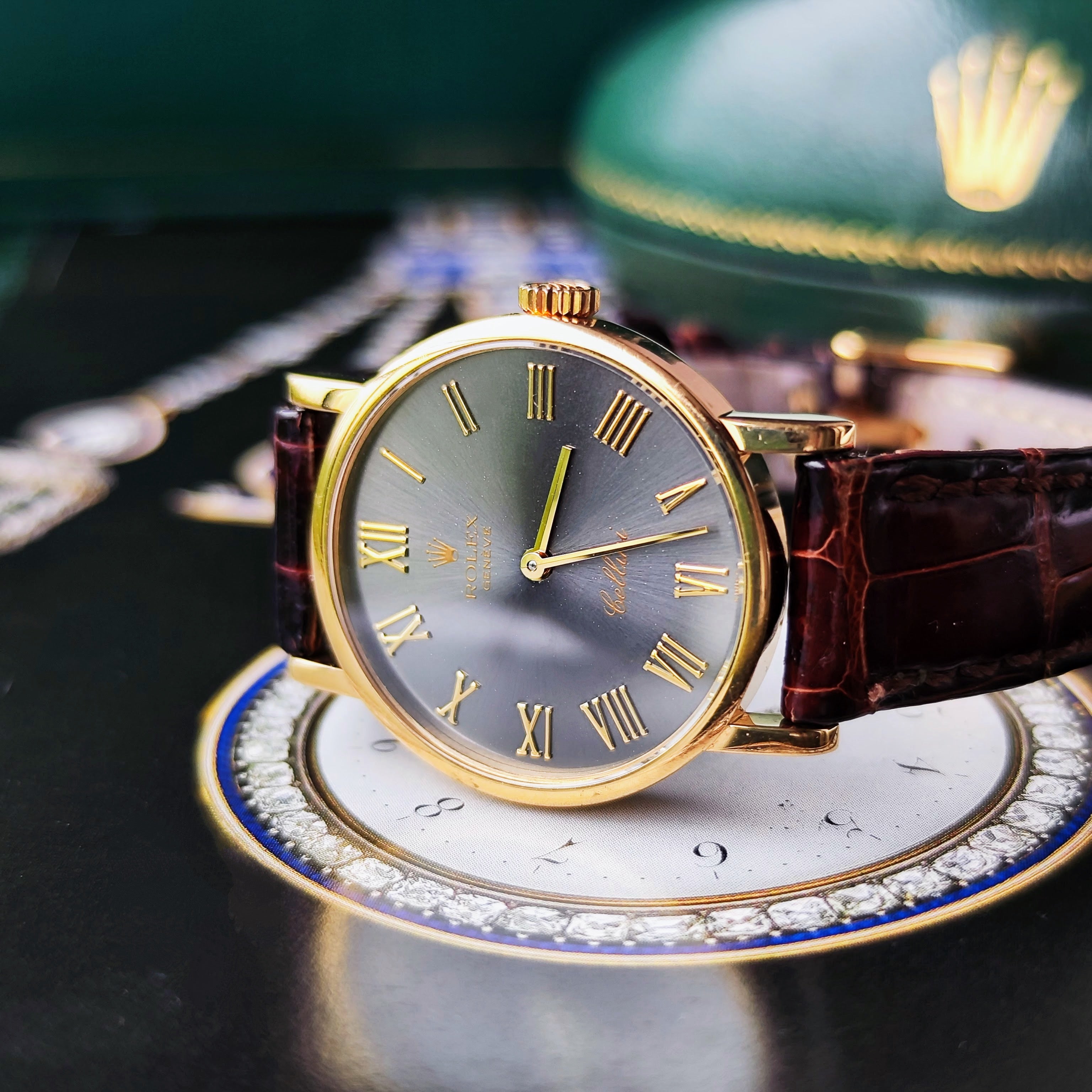 M*e様 ROLEX Cellini 腕時計 手巻き OH済み】ROLEX ロレックス CELLINI チェリーニ 18金無垢 手巻き腕時計