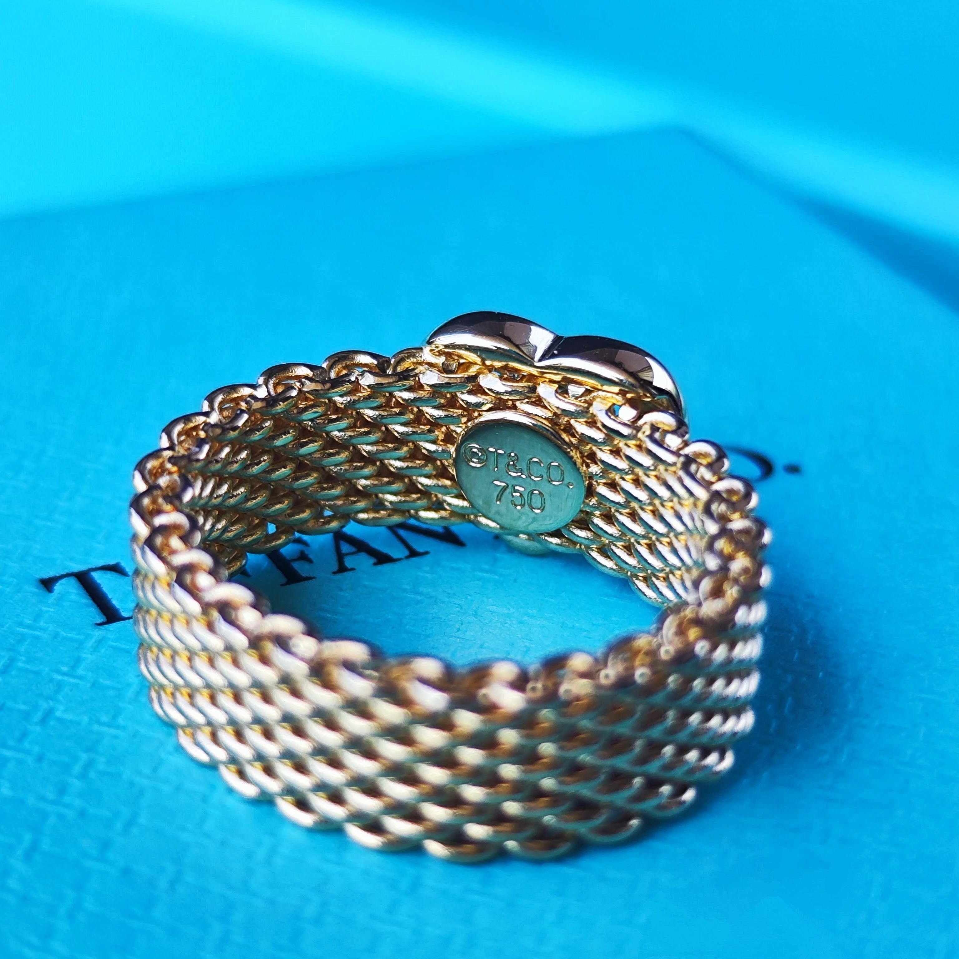 TIFFANY & CO. ティファニー サマセットリング ハート 18金 リング