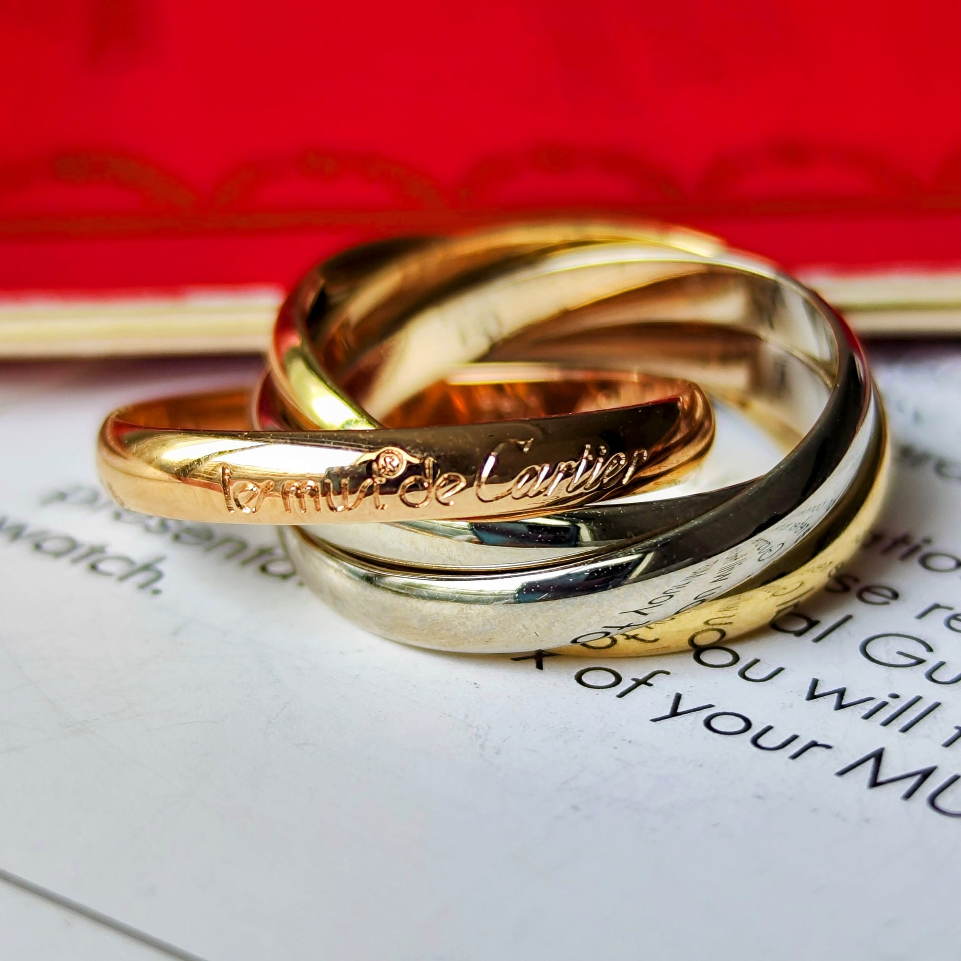 Cartier カルティエ トリニティ5連 49