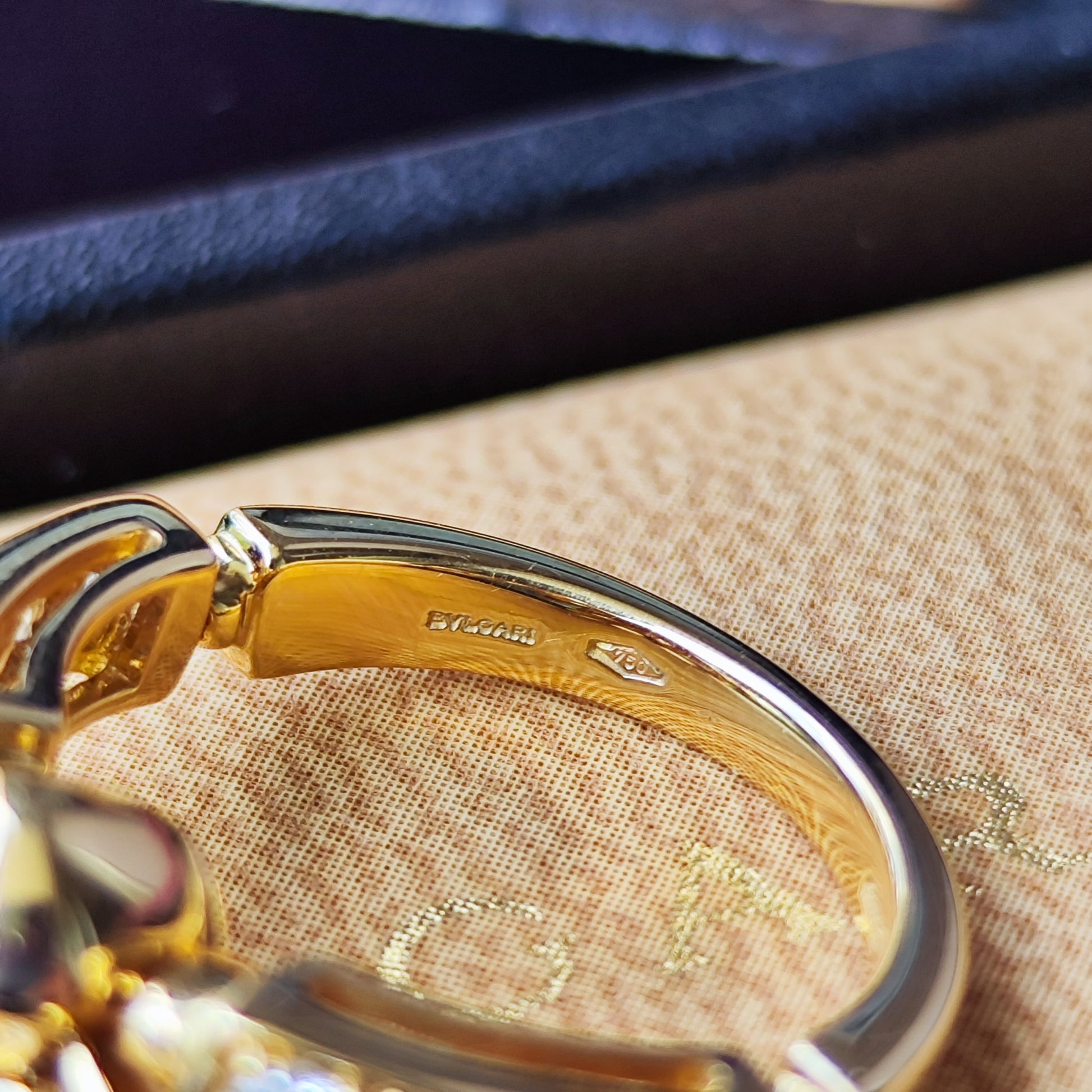 BVLGARI ブルガリ アルトラーレ ダイヤモンドリング 18金YG 10号