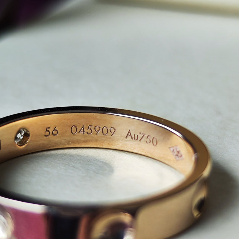 LOUIS VUITTON ルイ・ヴィトン プティットバーグ アンプラント ダイヤモンド 18金PG リング