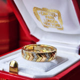 【Vintage Cartier 】カルティエ スリーカラー ダイヤモンドリング