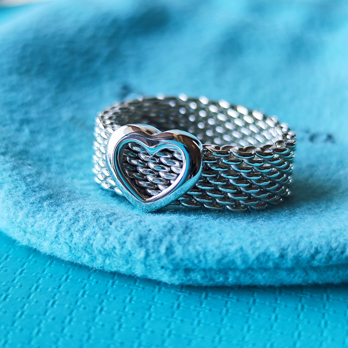 TIFFANY & CO. ティファニー サマセットリング ハートモチーフ SV 11号 リング
