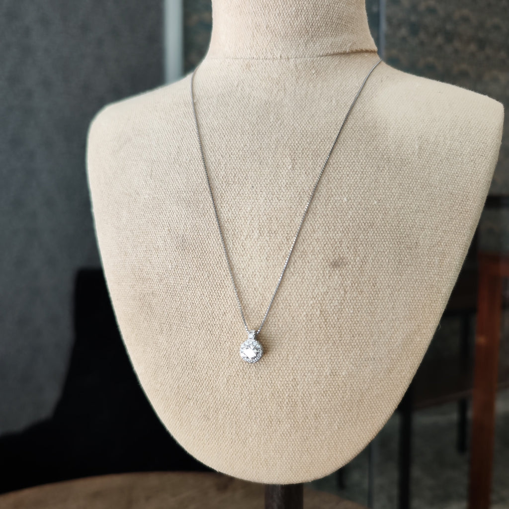 【最高級品質】天然ダイヤモンド0.53ct フローレス Dカラー ネックレス GIA