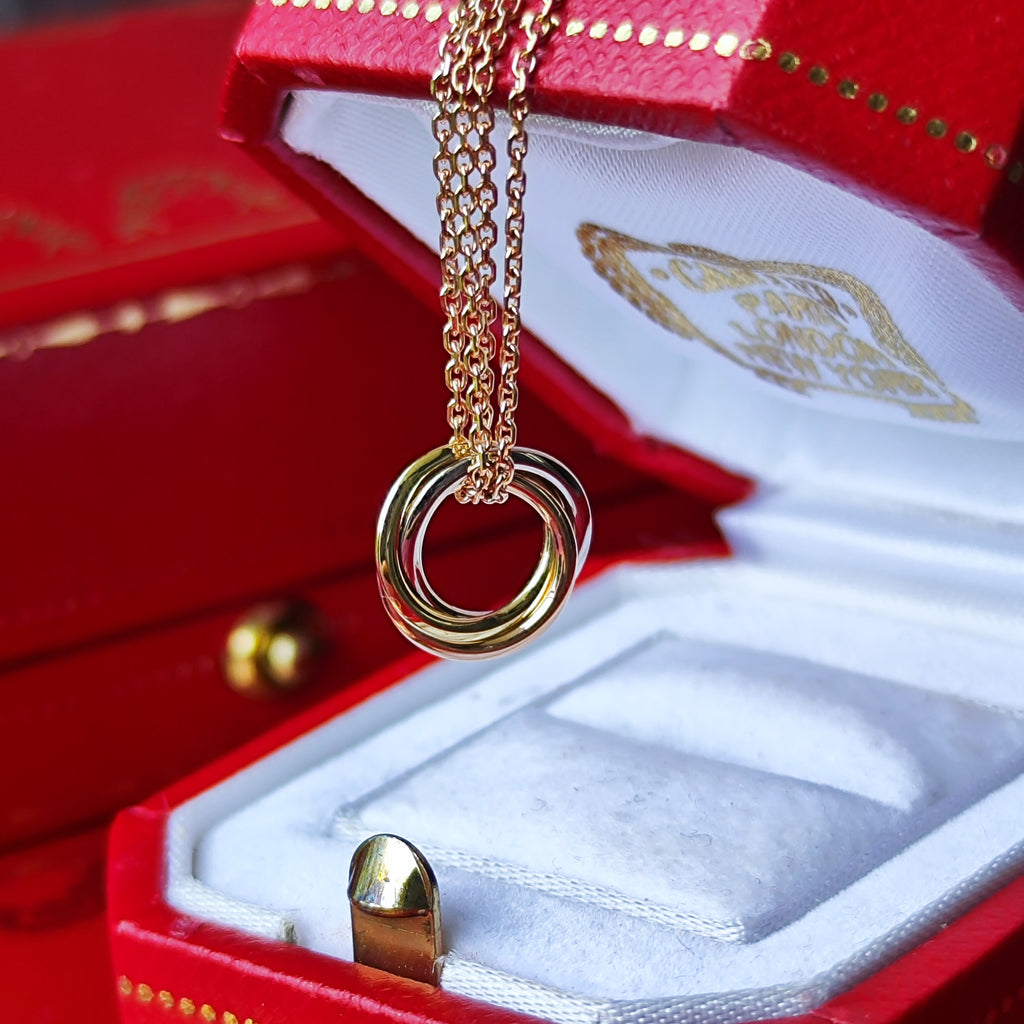 Cartier カルティエ スィートトリニティ ネックレス