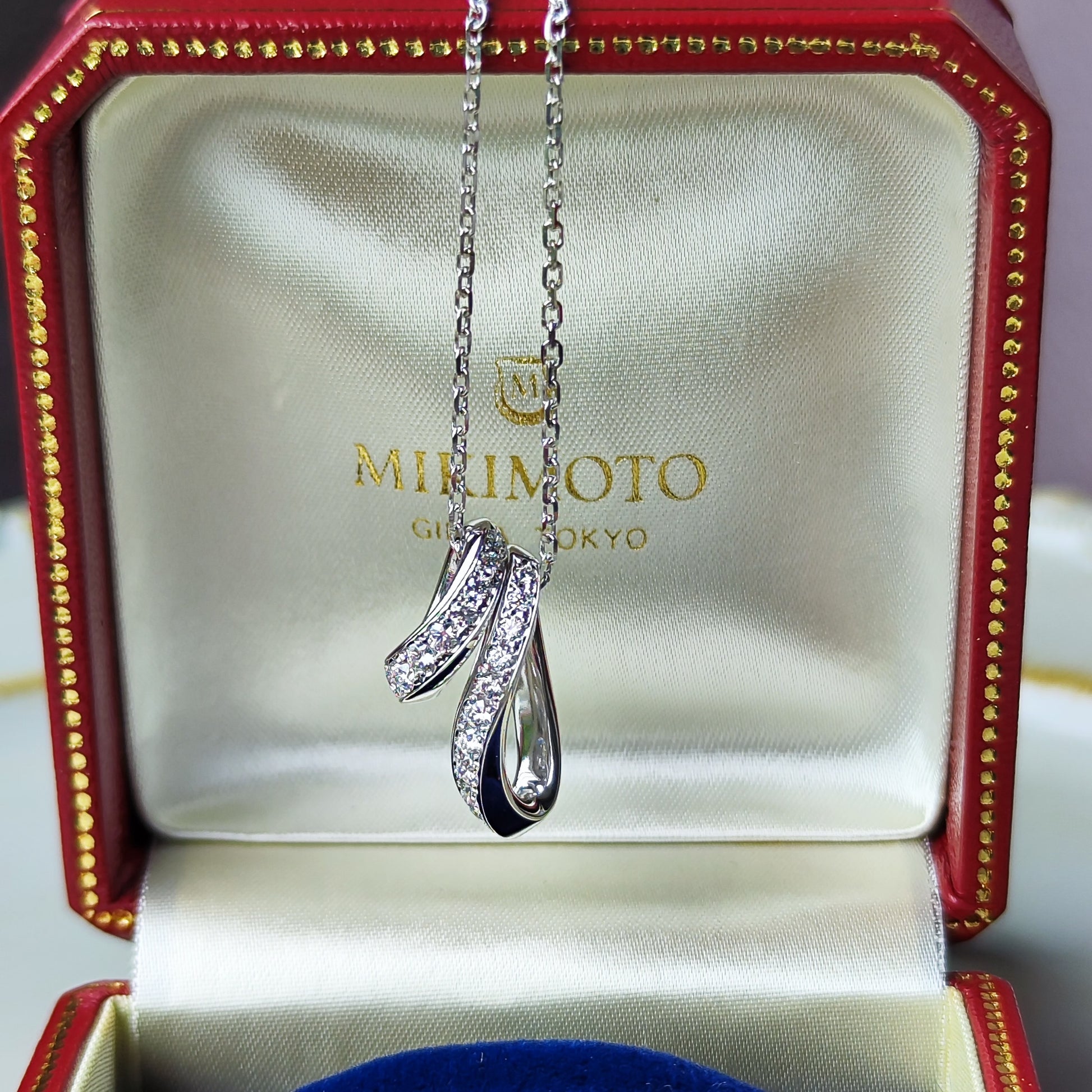 MIKIMOTO ミキモト ダイヤモンド ネックレス