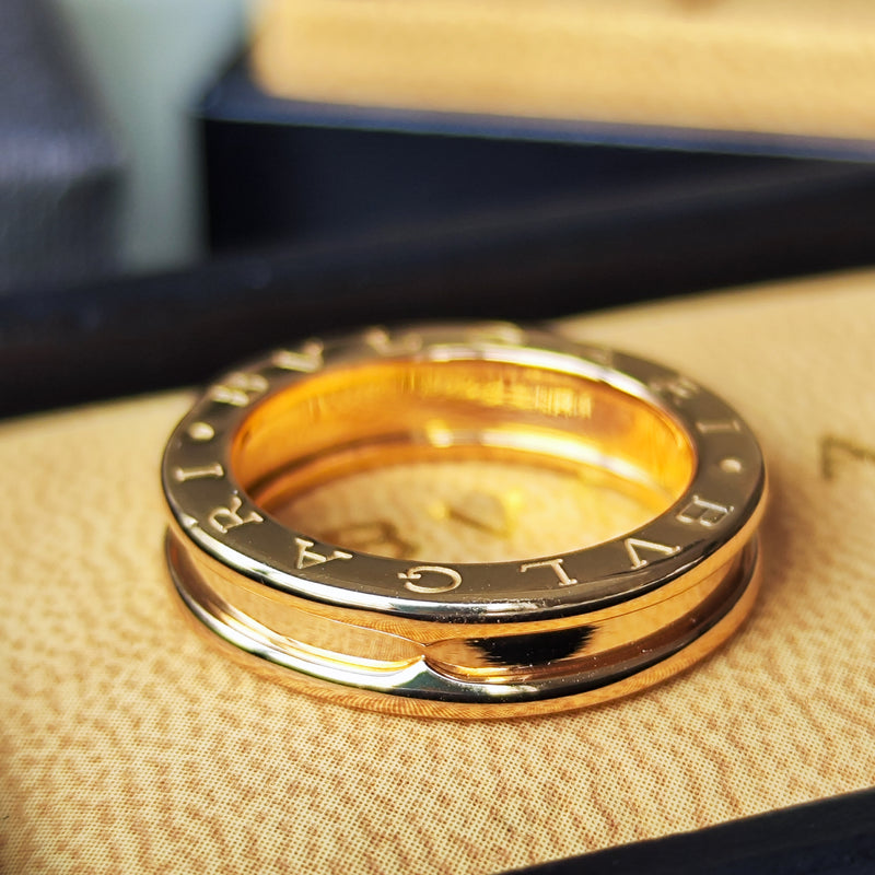 BVLGARI ブルガリ B-ZERO1 ビーゼロワン 18金PG 10号