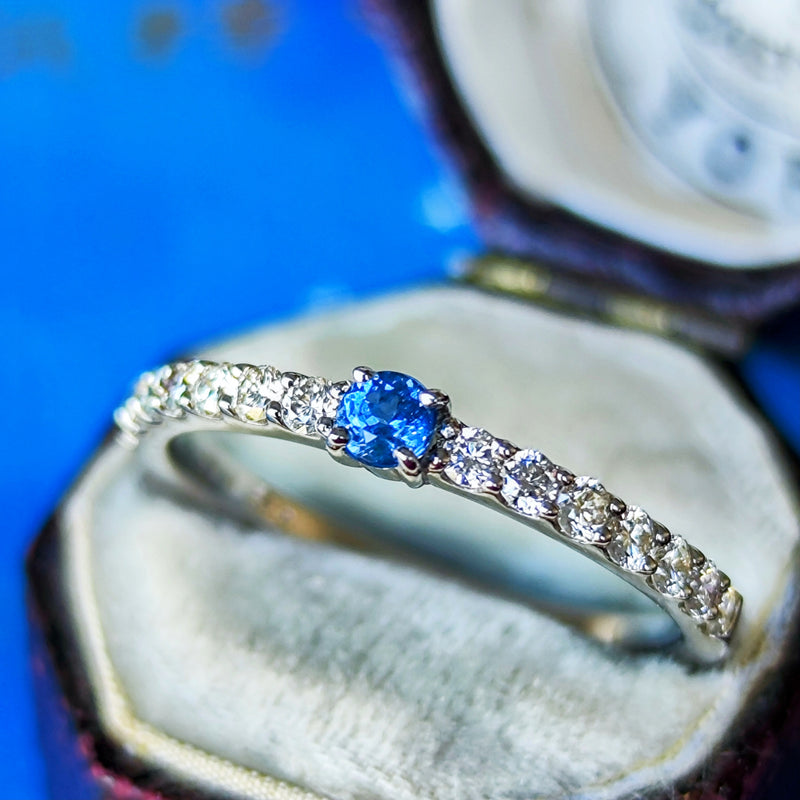 【レアストーン】天然コバルトブルースピネル 天然ダイヤモンド