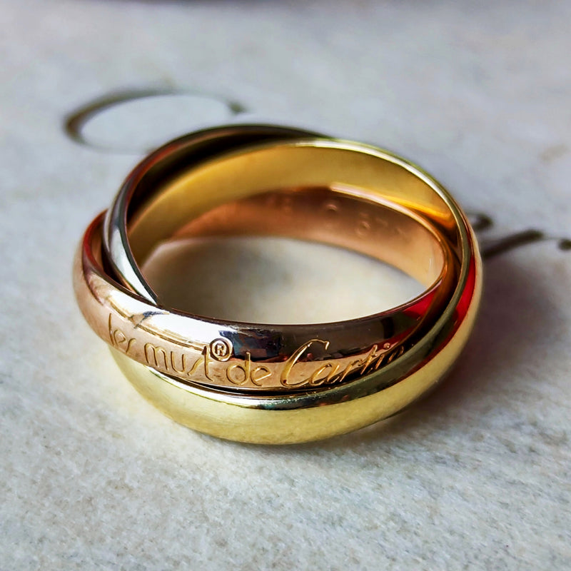 Cartier カルティエ トリニティリング スリーカラー