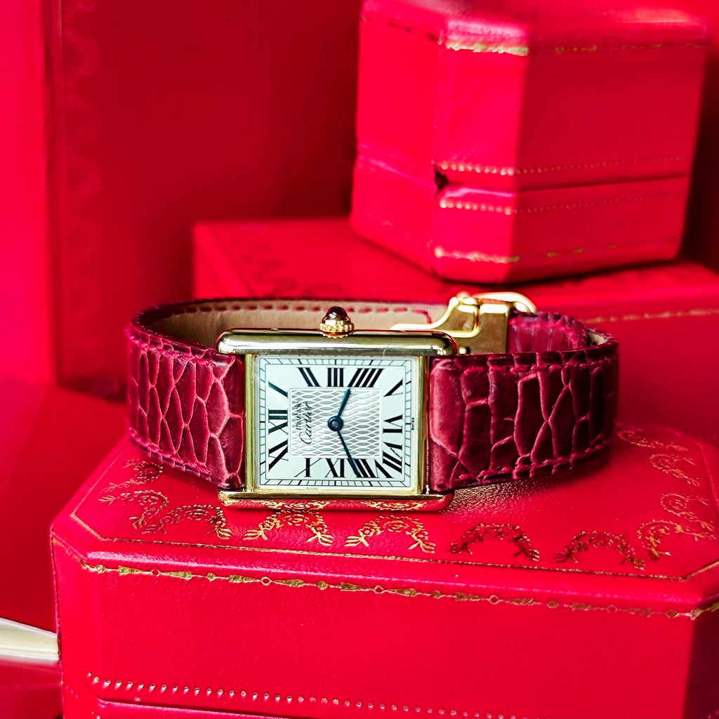 【Cartier 150周年 1847本限定モデル】
カルティエ マストタンク LM クォーツ腕時計
