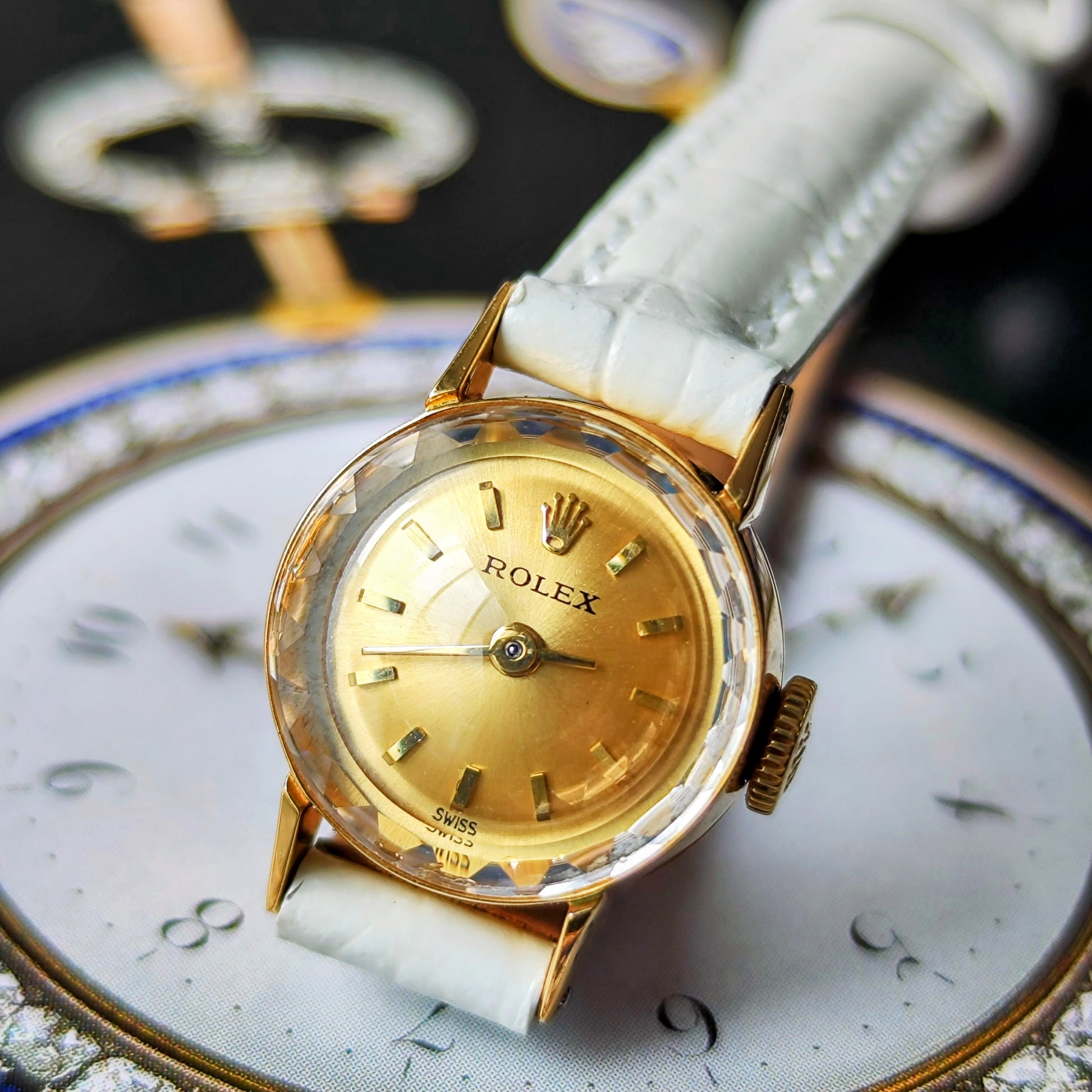 【OH済み】ROLEX ロレックス 18金無垢 手巻き 腕時計